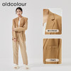 oldcolour2023春季新款设计感拼接宽松中长款西装外套女O13042328 商品缩略图1