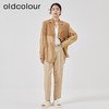 oldcolour2023春季新款设计感拼接宽松中长款西装外套女O13042328 商品缩略图2