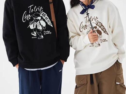 【YW】无忧购情侣印花04系列320克毛圈卫衣（截单后7天发货)25年清仓捡漏 商品图1