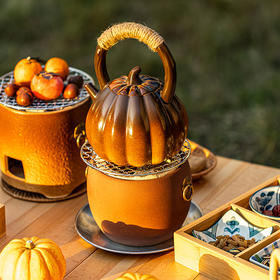 摩登主妇围炉煮茶家用室内烤茶煮茶器茶具套装罐罐茶陶瓷茶壶炭炉