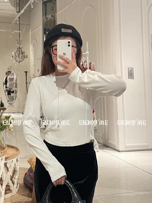 【门店同款】春季高腰修身打底上衣 150306241 商品图5