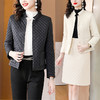 外套上衣小格子大码衣保暖小袄子妈妈装AHM-lbh9851 商品缩略图1