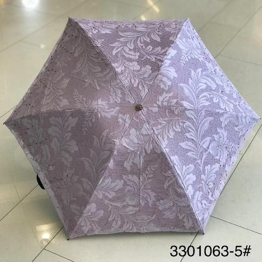 优品堂【遇见春心】三折双层刺绣黑胶防紫外线伞 商品图11