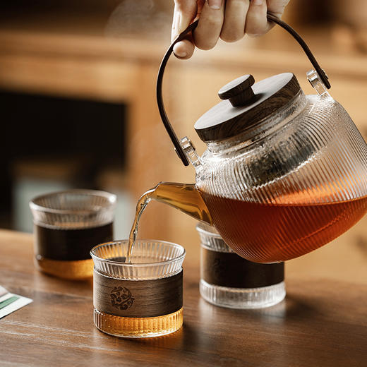 摩登主妇围炉煮茶炉煮茶器家用烧水壶泡茶杯玻璃茶具电陶炉煮茶壶 商品图0
