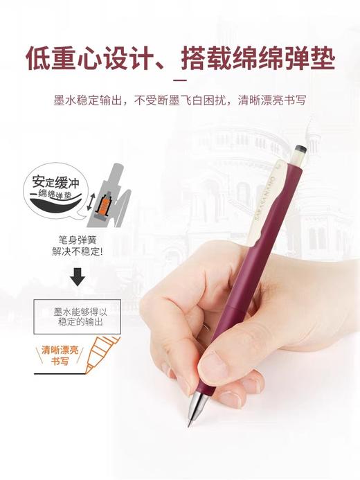 日本ZEBRA斑马低重心按动新款复古笔 商品图2