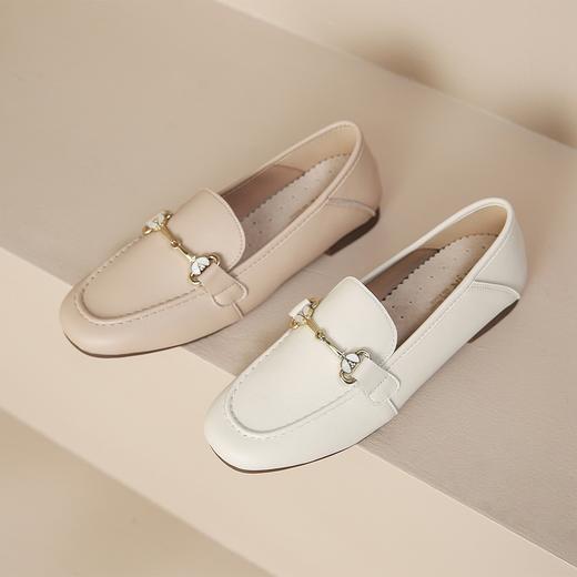 ZHR金属饰扣单鞋女2023新款通勤两穿一脚蹬乐福鞋ins韩版百搭 商品图1