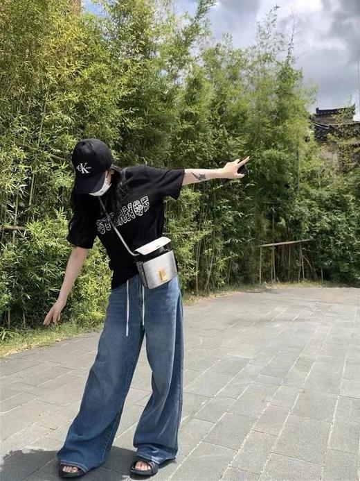 女款 熔化字母 圆领短袖T恤 特惠 Z-10319 商品图2