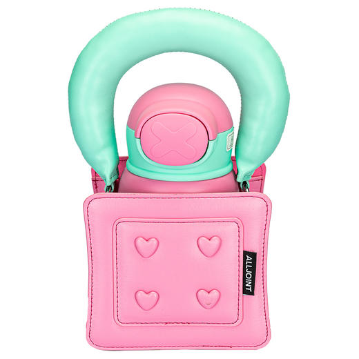 摩登主妇316不锈钢保温杯女生高颜值水杯便携式新款包包吸管杯子 商品图3