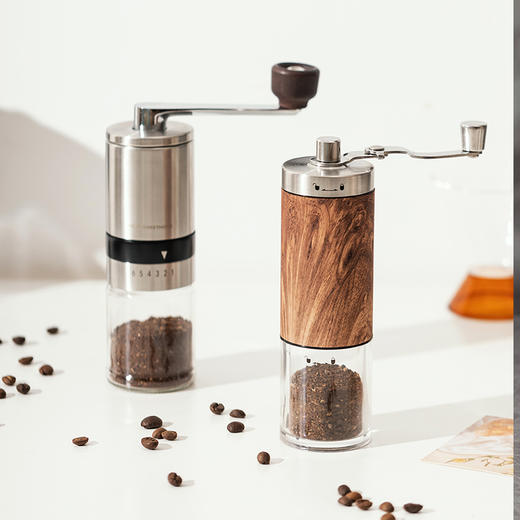 摩登主妇咖啡豆研磨机手磨咖啡机家用小型手摇磨豆器手动磨豆机 商品图3
