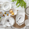 摩登主妇北欧碗碟餐具套装家用高端陶瓷饭碗汤碗创意浮雕碗盘组合 商品缩略图2