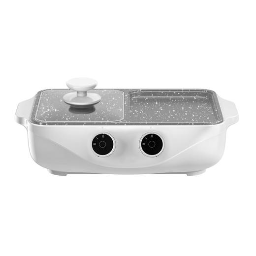 【涮烤一体锅】2024新款百变料理锅烧烤煎煮两用 多功能电热锅宿舍电锅不沾锅 商品图4