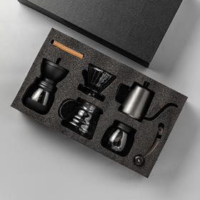 摩登主妇手冲咖啡壶套装送人礼盒滤杯分享壶手磨咖啡机全套器具