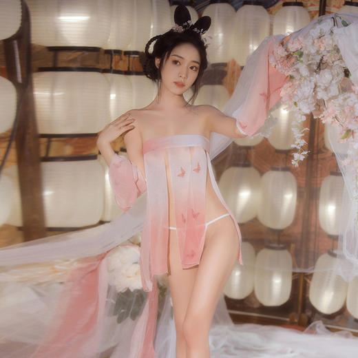 【浮光掠影】情趣内衣 性感 连腿袜 吊带 制服  三点式 套装 外贸 型号：6886mt2302  商品图6