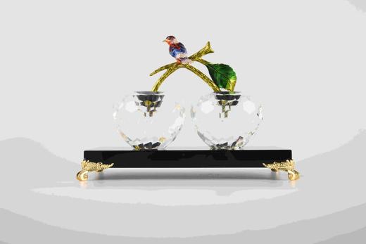 E-RD6319 平平安安水晶珐琅摆件(270*130*185) 商品图0