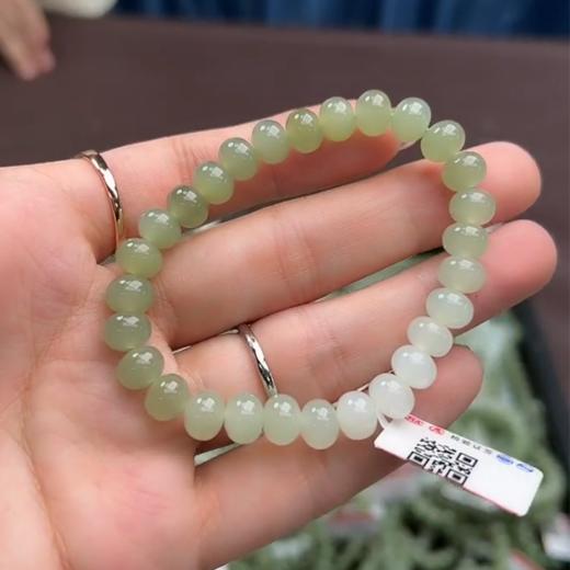 和田玉手串-单圈渐变算盘珠 商品图0