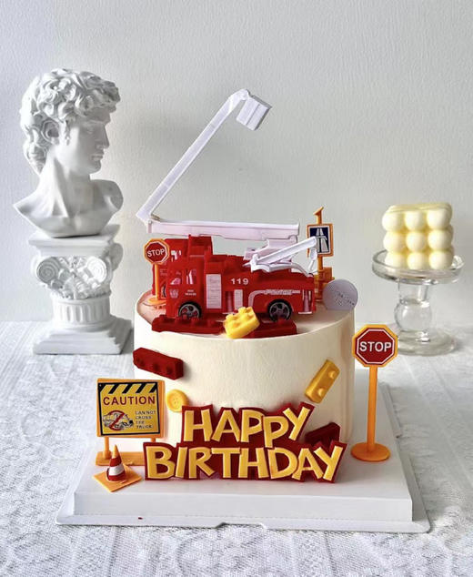 消防车蛋糕 商品图0