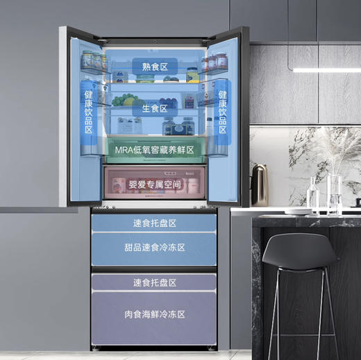 卡萨帝（Casarte）冰箱 BCD-418WLCFDM4WYU1 商品图3