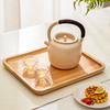 摩登主妇日式小茶盘木质家用水杯茶杯托盘茶托杯子托盘茶具木托盘 商品缩略图2