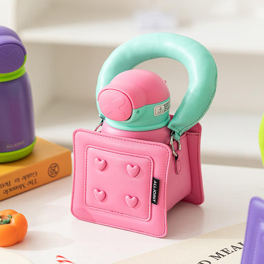 摩登主妇316不锈钢保温杯女生高颜值水杯便携式新款包包吸管杯子 商品图1