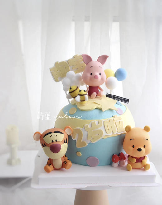 维尼熊02卡通蛋糕（备注几岁） 商品图0