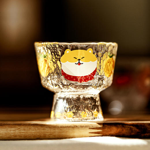 摩登主妇原创日式茶杯玻璃水杯女士个人专用主人杯高颜值喝茶杯子 商品图2