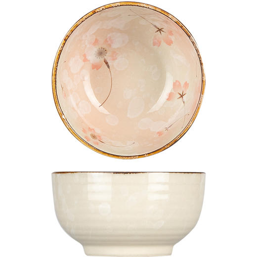 摩登主妇日式餐具家用碗具套装特别好看的小碗网红单个陶瓷米饭碗 商品图3