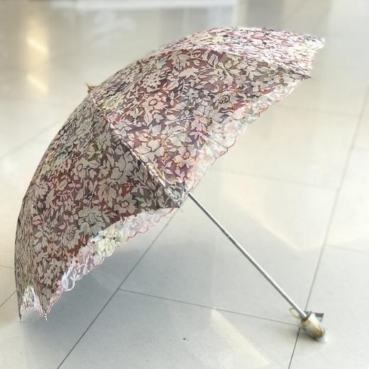 优品堂【梦幻刺绣】二折双层黑胶防紫外洋伞 商品图10