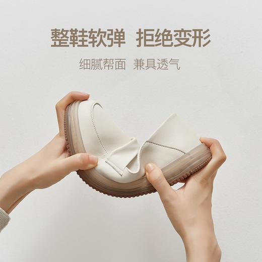 ZHR乐福鞋女2023春季新款休闲软底透气单鞋女平底百搭小皮鞋 商品图10