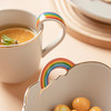 摩登主妇碗创意家用早餐杯子盘子异形盘彩虹云朵仪式感餐具一人食 商品缩略图1