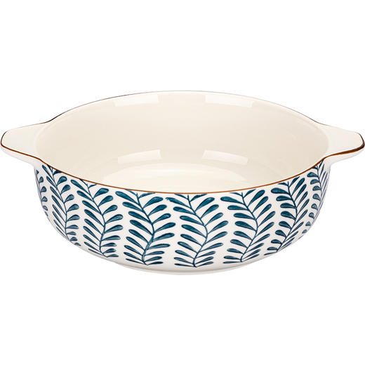 摩登主妇双耳汤碗日式餐具大号汤盆家用网红酸菜鱼大盆碗陶瓷面碗 商品图3