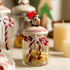 摩登主妇圣诞密封罐食品级可爱玻璃糖果罐子零食茶叶收纳储物罐 商品缩略图1