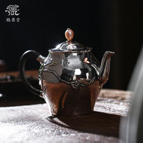 鹤鼎堂 闻天系列 于罿急须錾刻凌寒留香（银色）（缺货）