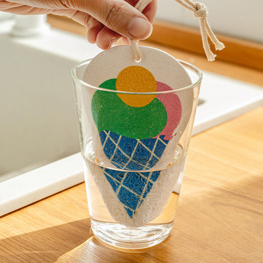 摩登主妇木浆棉洗碗海绵擦家用刷碗百洁布洗碗神器厨房不沾油抹布 商品图2