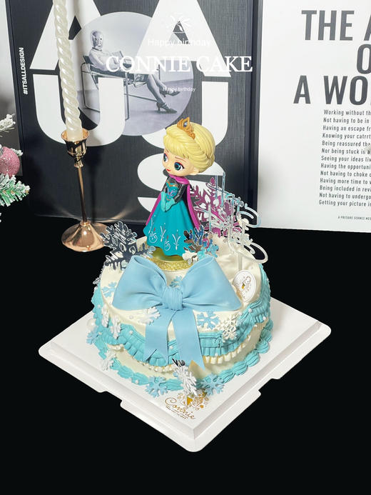 【1402】蓝色系盘头艾莎 商品图2