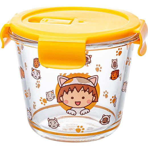 【摩登主妇&樱桃小丸子联名】水果便当盒微波炉密封保鲜玻璃汤碗 商品图3