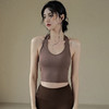 跃牌【化蝶双飞】系列挂脖瑜伽背心带胸垫SYFTM0087（可拆胸垫） 商品缩略图2