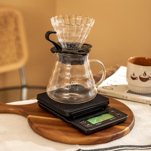 摩登主妇咖啡电子秤手冲咖啡称专用咖啡豆称重计时家用小型烘焙秤 商品图0
