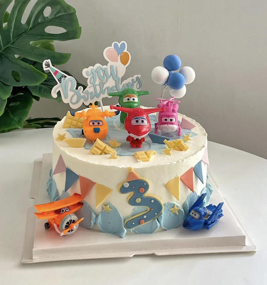 超级飞侠蛋糕（备注年龄数字） 商品图0