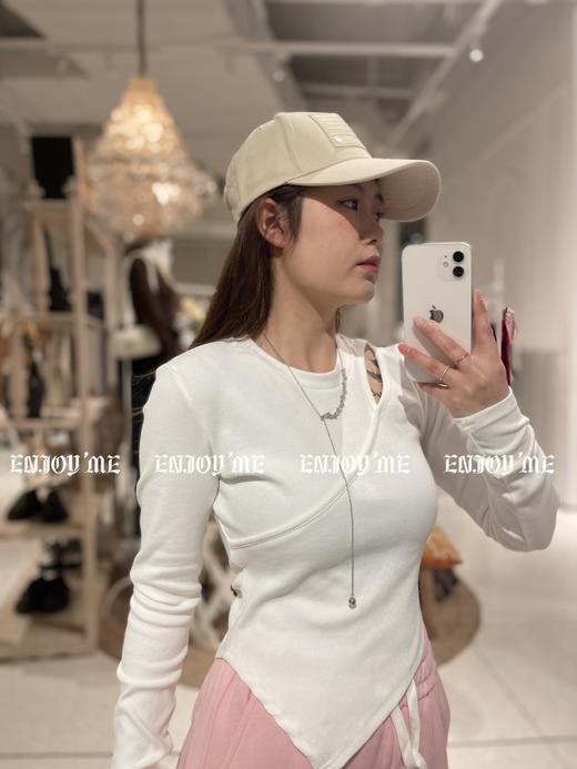 【门店同款】春季下摆不规则露肩上衣 150306195 商品图2