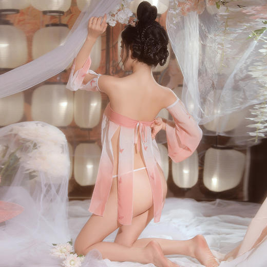 【浮光掠影】情趣内衣 性感 连腿袜 吊带 制服  三点式 套装 外贸 型号：6886mt2302  商品图1