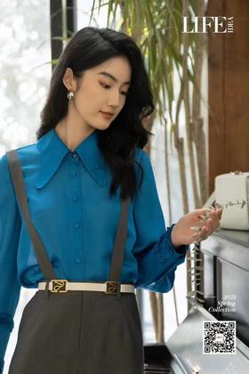 艾迪尔衬衣34132蓝色