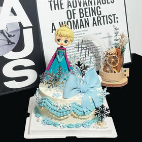 【1402】蓝色系盘头艾莎