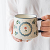 摩登主妇原创陶瓷马克杯带勺牛奶杯早餐杯子水杯大容量咖啡杯家用 商品缩略图0