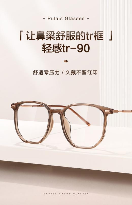 普莱斯光学镜架01250 为美丽而设计 TR+合金 色四色可选 商品图4