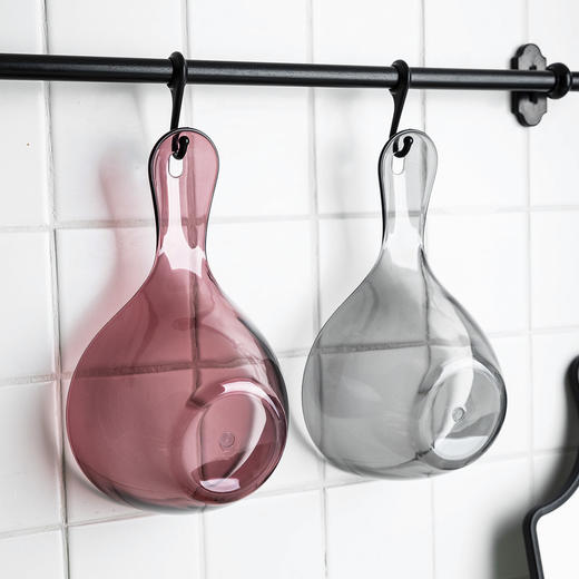 摩登主妇水勺厨房水瓢家用舀水塑料水漂透明摔不破创意长柄水舀子 商品图2