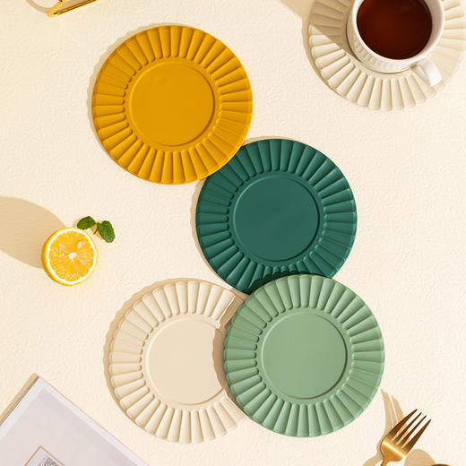 摩登主妇耐高温隔热餐桌垫硅胶防烫砂锅垫碗垫轻奢家用杯垫盘子垫 商品图0