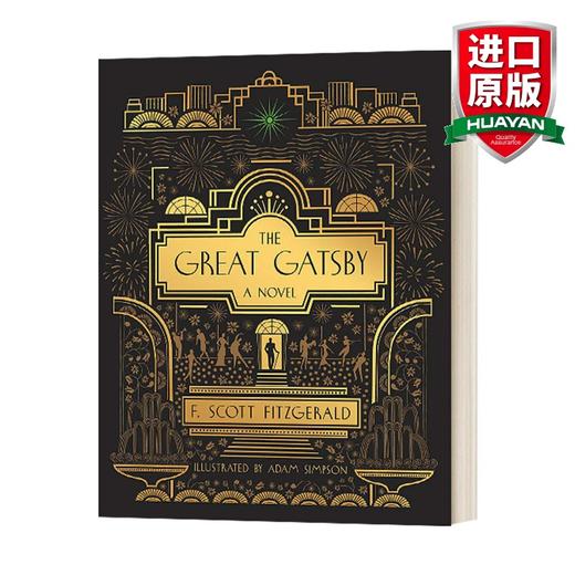 英文原版小说 The Great Gatsby A Novel 了不起的盖茨比 精装插图版 英文版 进口英语原版书籍 商品图0