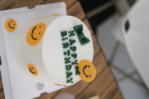 【生日蛋糕】翻糖装饰笑脸款 商品图0