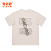 有志者UZIS 运动短袖男夏季户外热身训练宽松复古印花棉T恤[蝉联 商品缩略图0