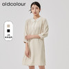 oldcolour2023春季新款学院风减龄气质直筒宽松连衣裙女O13103364 商品缩略图0